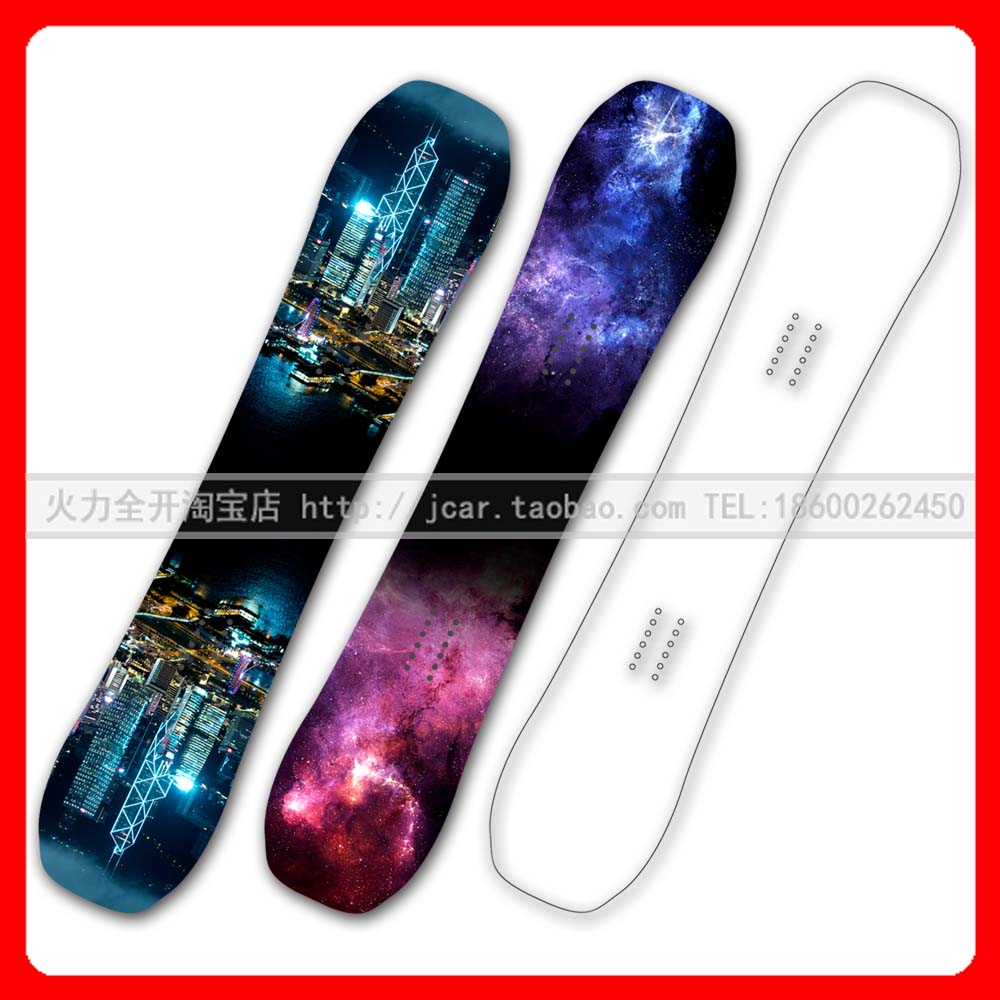 Vertical protective film Full plate colored snow plate Ski transparent protective film Waterproof low temperature without warping
