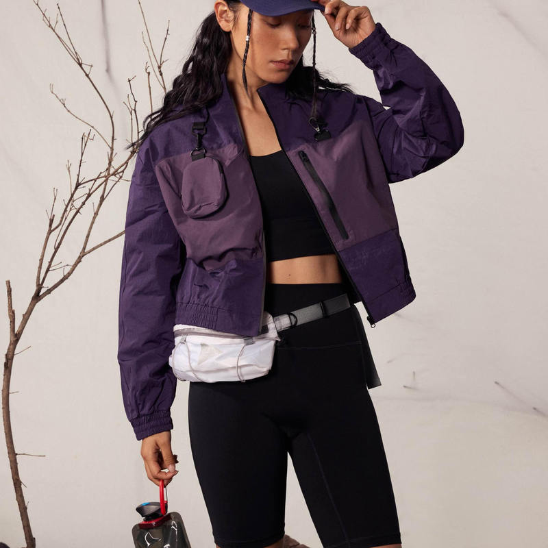 Spinal Cord Short Hooded Jacket, Multifunctional Packable Jacket, Motorcycle Jacket, Waterproof, Sun Protection Spf40+