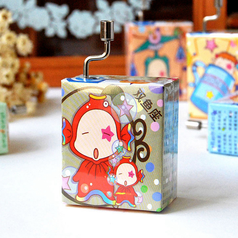 twelve Constellation Music Box Handshaking Octaonic Box Creative Birthday Gift Sky City Send girls and children Children