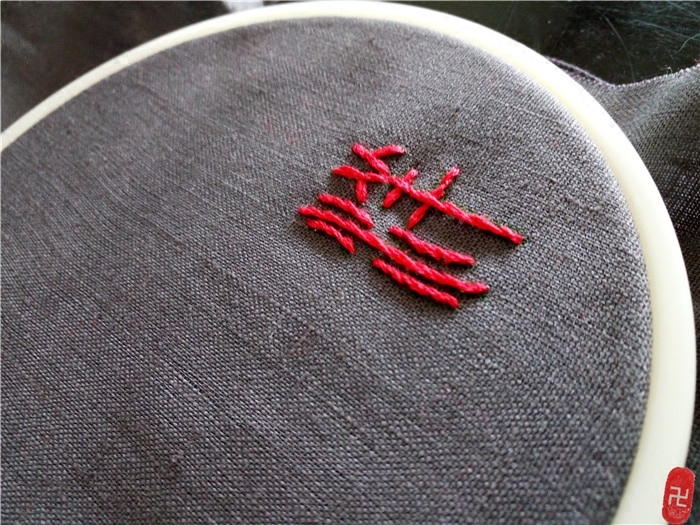 Pure handkerchief handkerchief for original cotton flax design embroidery name alphabet gift