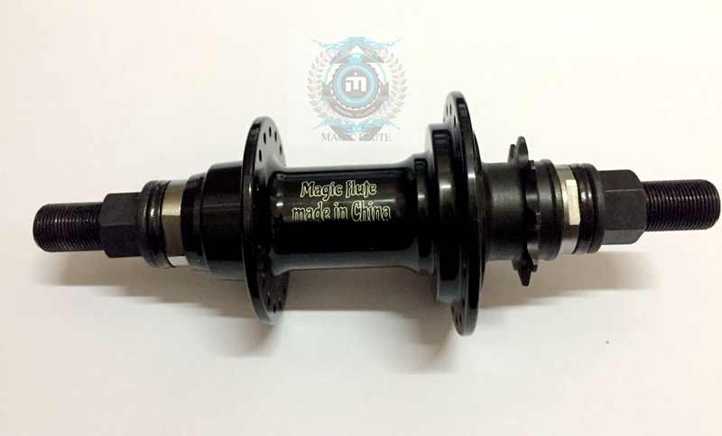 Magic Flute Magic Flute BMX Performance Car Rear Flower Drum 36 Holes 14MM 14MM 114 Loud 5 Palin anode Black