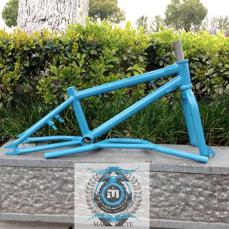 Magic Flute 16 Inch Aluminum Alloy BMX Performance Car Small Wheeler Street Car Action Frame Front Stacking High Machine To Take MiniBMX Frame