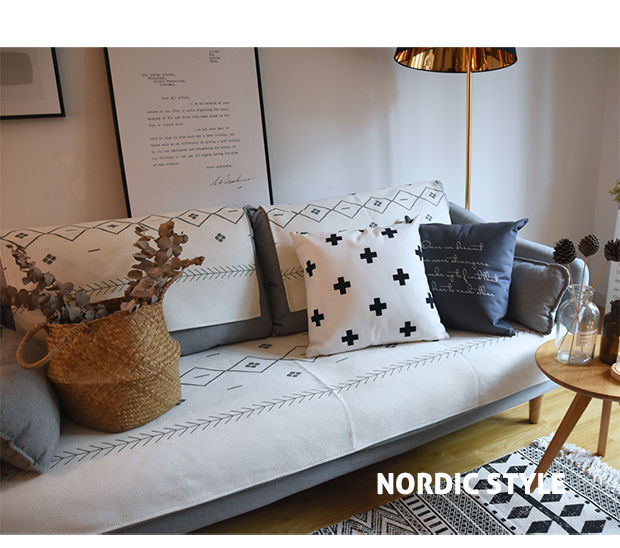 Pre-sale Đệm sofa Bắc Âu Bốn mùa phổ biến đệm sofa chống trượt đơn giản hiện đại khăn vải bọc vải - Ghế đệm / đệm Sofa đệm lót ngồi