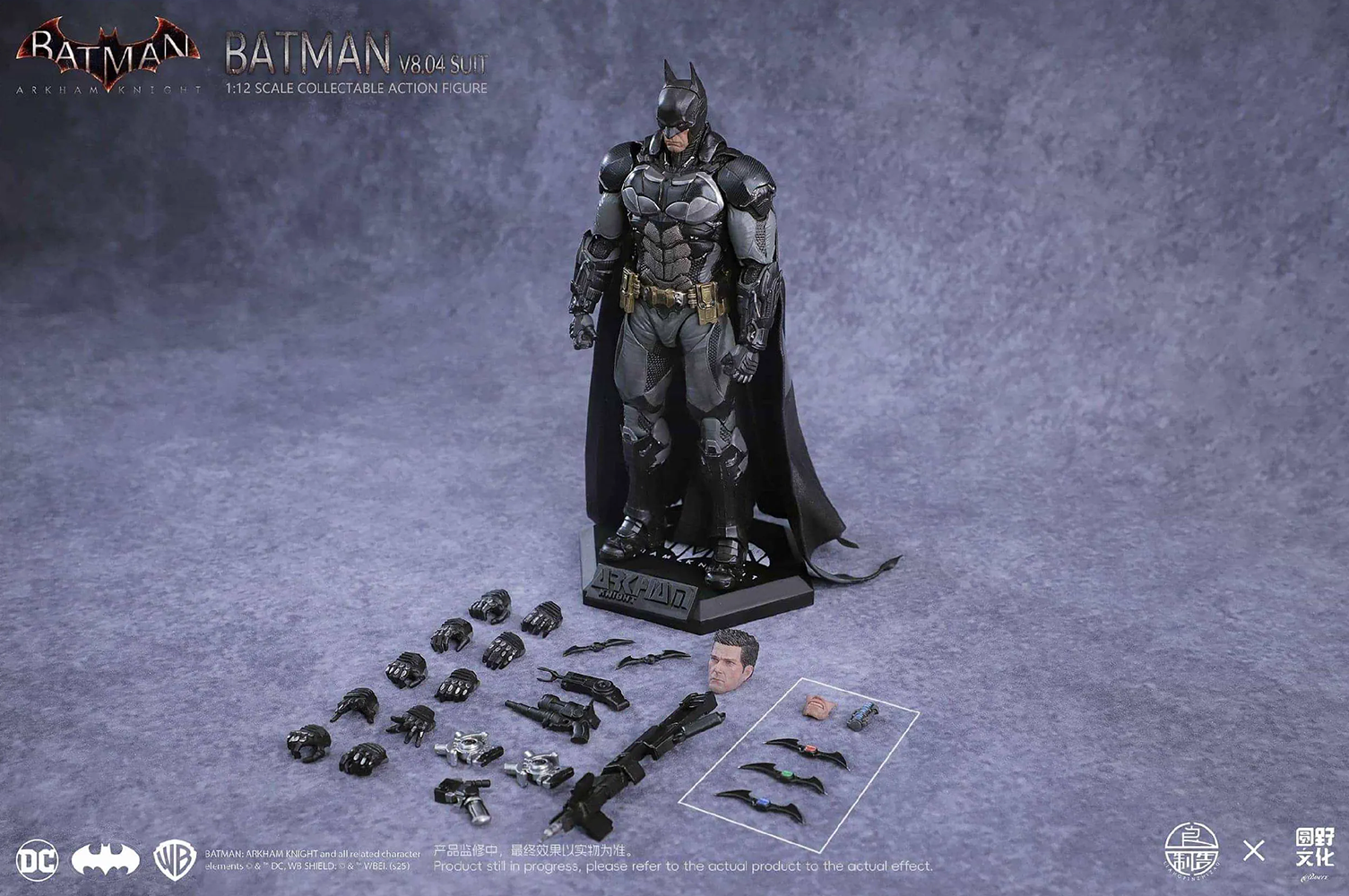 2025NEW LPZZ V8.04 SUIT DC 1/12 Batman Arkham Knight Action Figure