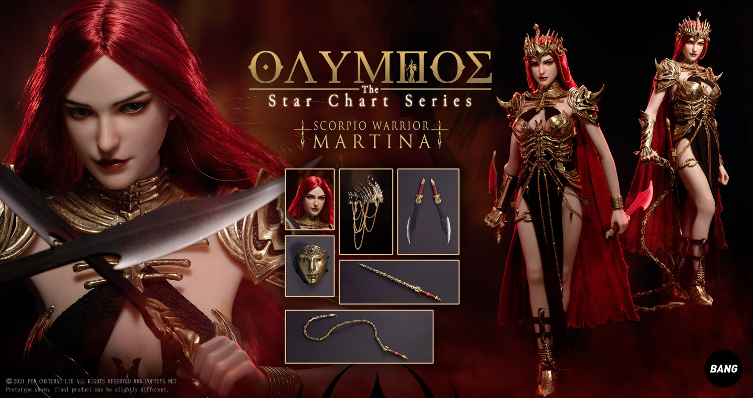 POP COSTUME Olympus Star Chart Series Female Scorpio Warrior