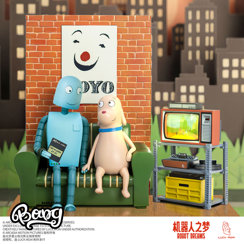 【Bang】In Stock Luck Moai X Robot Dream Officially Licensed Figure Desktop Ornament Gift 【Bang】In Stock Luck Moai X Robot Dream Officially Licensed Figure Desktop Ornament Gift