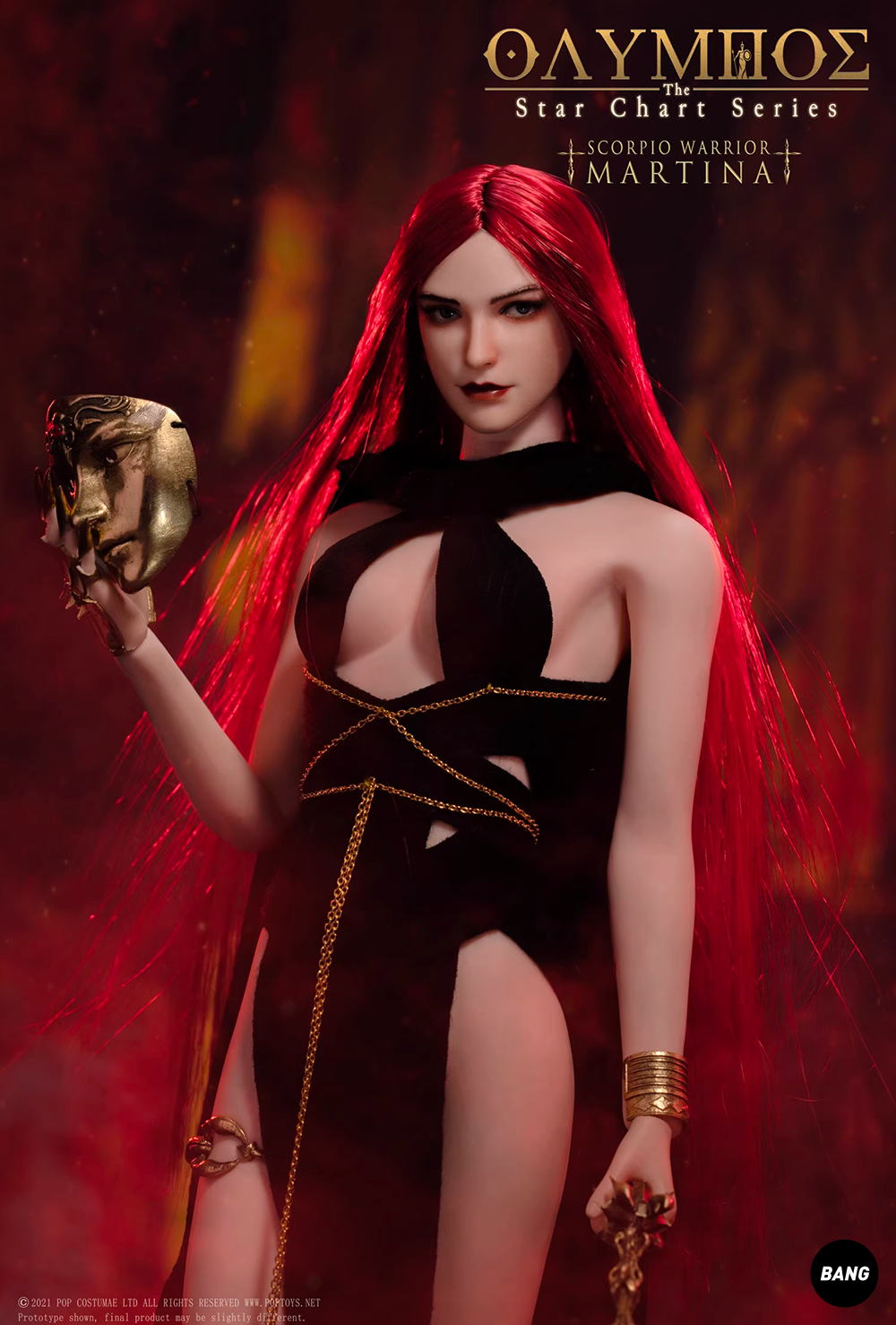 POP COSTUME Olympus Star Chart Series Female Scorpio Warrior