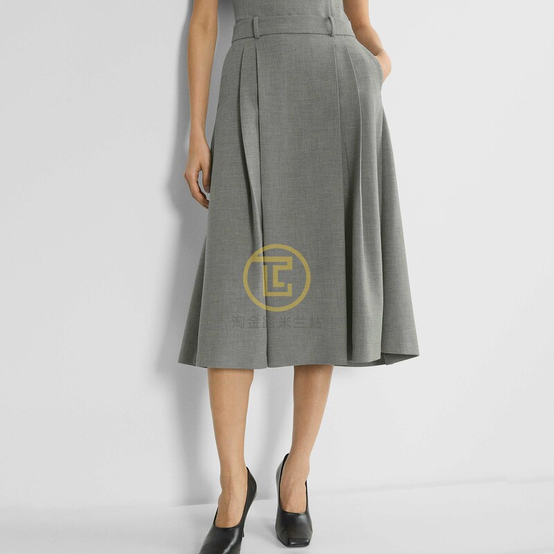 Aritzia Babaton Flared Skirt Midi Skirt 114285 A-Line Skirt Enterprise Mamian Skirt