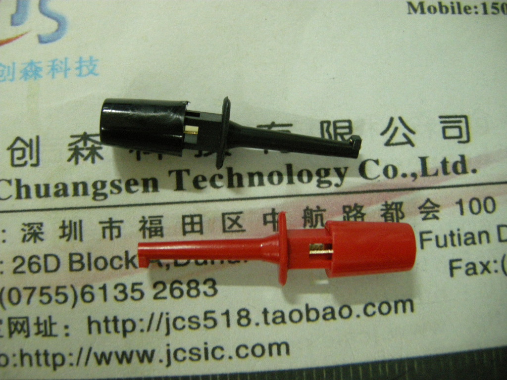 Red Black Hook Test Clip Test Hook Test Hook Test Hook 2 Yuan Pair