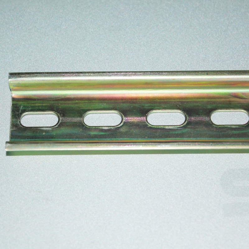 Cold rail steel strip Circuit breaker rail strip Iron thickness 1mm Air switch back strip fixed card mounting strip