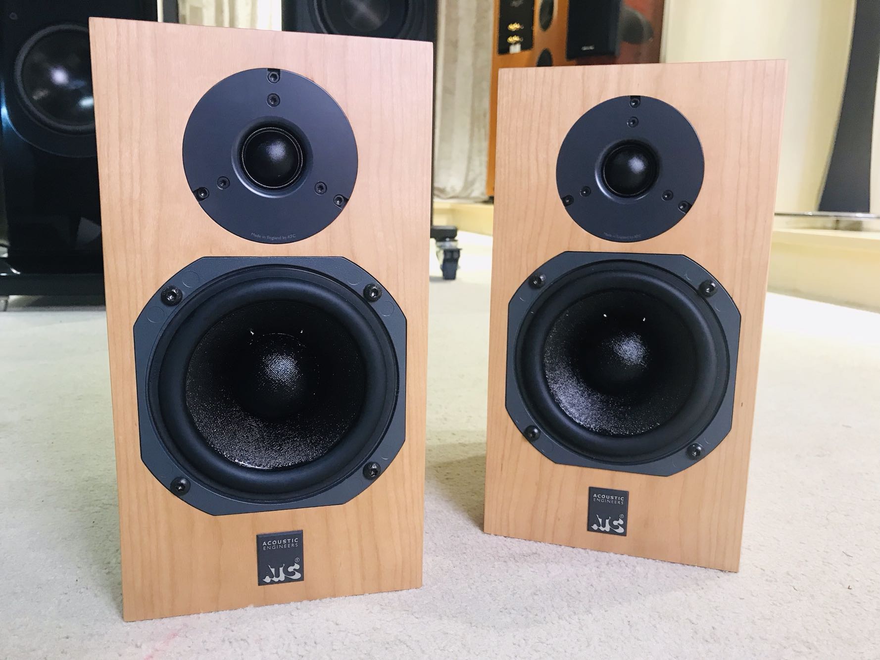 ATCSCM7 Audiophile Hi-Fi Audio Passive Bass Hi-Fi Bookshelf Speaker Home Theater Brand New