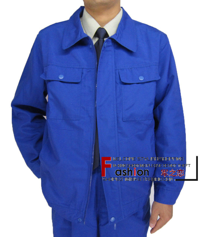 Bao Blue High-end Spring Autumn Winter Style Work Suit Men's Engineering Suit Management Workwear Machine Repair 5 Color Optional