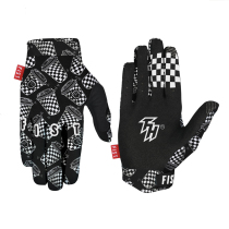 Fist Adult Romain Mahieu Checked Cup Strapped BMX Cycling Gloves