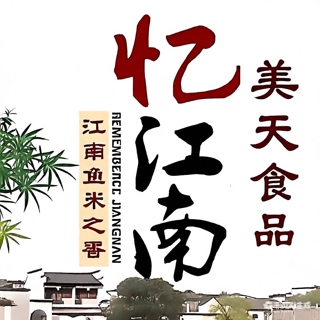 忆江南美天食品的LOGO