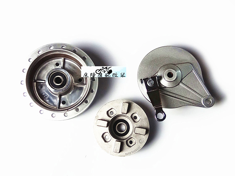 Gia Lăng 70 cubs xe máy retro sửa đổi phía trước và phía sau wheel rim nhẫn hub phía trước và phía sau phanh trống bìa lắp ráp vành xe wave alpha