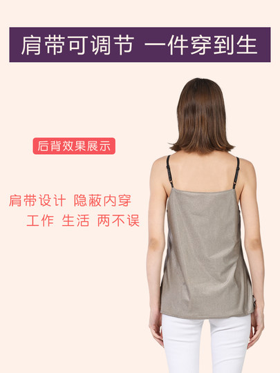 防辐射孕妇服装上班族电脑内穿隐形肚兜短裤怀孕期辐射防护衣正品