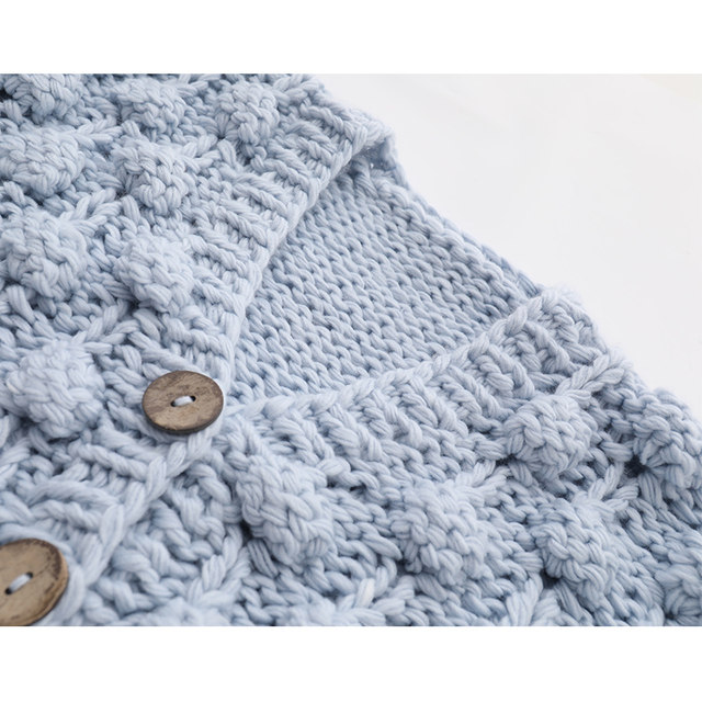 ມີຢູ່ໃນສະຕັອກສໍາລັບດູໃບໄມ້ລົ່ນແລະລະດູຫນາວ, ເສື້ອກັນຫນາວ stitch stitch ຫນາ, crochet ແບບ lazy style top casual ສັ້ນ, cardigan ອົບອຸ່ນອະເນກປະສົງ