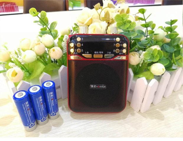 Jinzheng K-278 ba loa điện mini ong giáo viên chuyên dụng loa hướng dẫn thắt lưng treo máy nghe nhạc - Trình phát TV thông minh củ phát wifi không dây