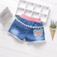 Quần áo trẻ em trẻ em quần short trẻ em mỏng 2020 bé trai mùa hè cotton bé gái quần short denim mặc ngoài xu hướng quần hot - Quần jean