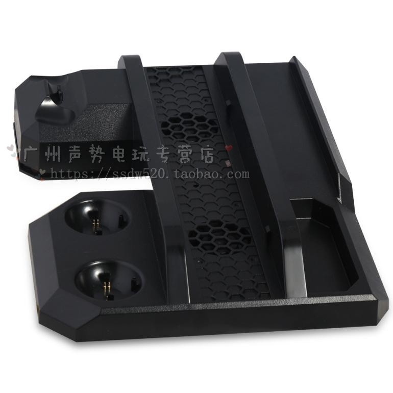 DOBE gốc PSVR PS4 pro slim host cơ sở làm mát vr mũ bảo hiểm xử lý chỗ ngồi khung sạc - PS kết hợp cáp micro usb