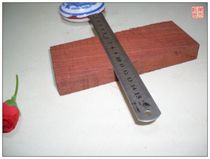 Red sandalwood stock 14-16 * 6 * 1 7cm red wood small material knife to carve the shank material brand material
