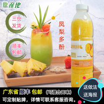 Place of origin Frozen fresh diced pineapple juice with pulp particles Milk tea Shop hot raw materials Freshly squeezed juice 950ml