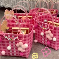 Детская льняная сумка, подарочная коробка, для подружки невесты, подарок на день рождения