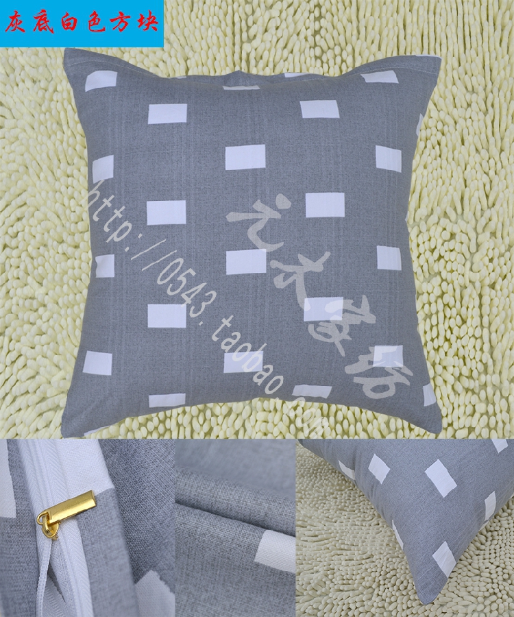 Sofa cotton đệm ôm gối ôm vuông bông gối đệm đặt không chứa lõi lớn tùy chỉnh gối để ghế gỗ
