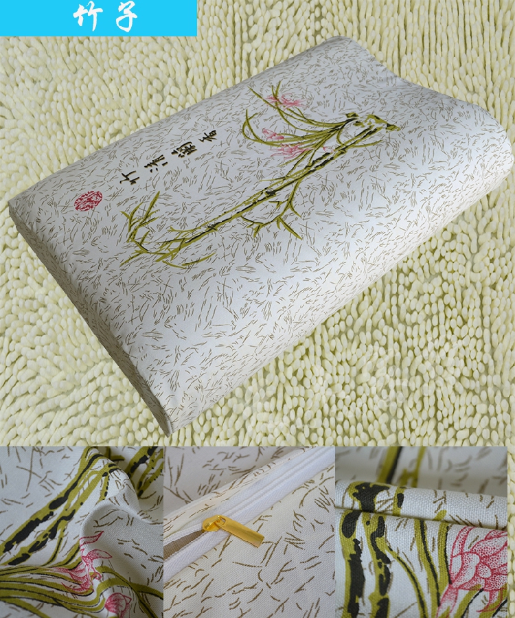 Chất liệu cotton dày phục hồi chậm Thái mủ cotton nhớ gối gối trẻ em gối 50 * 30 tùy chỉnh - Gối trường hợp gối chống trào ngược babieskey