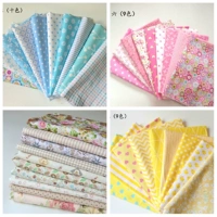 Cotton twill handmade DIY chắp vá vải trăm nhà vải 25 * 25CM vải búp bê quần áo vải hoa vải đầu vải quần tây nữ đẹp