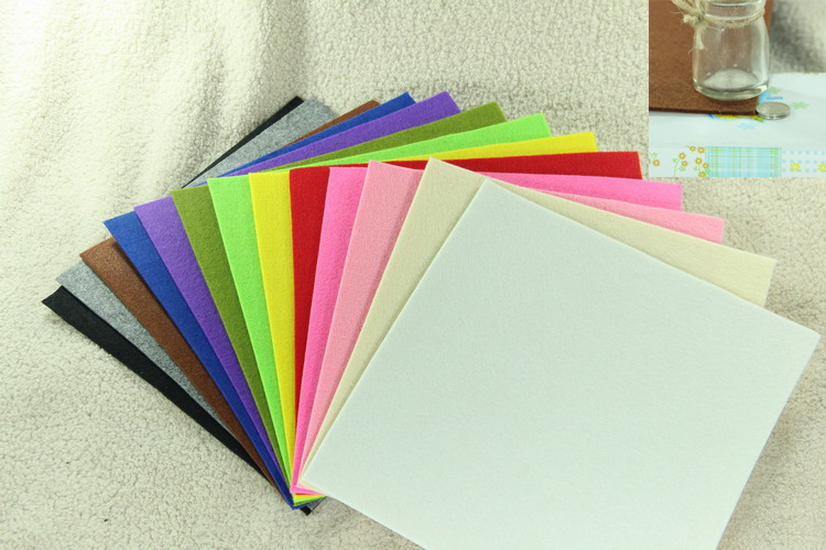 Horse non-woven DIY handmade fabric material imported raw material fabric 3mm thick 30*30cm Halberd velvet