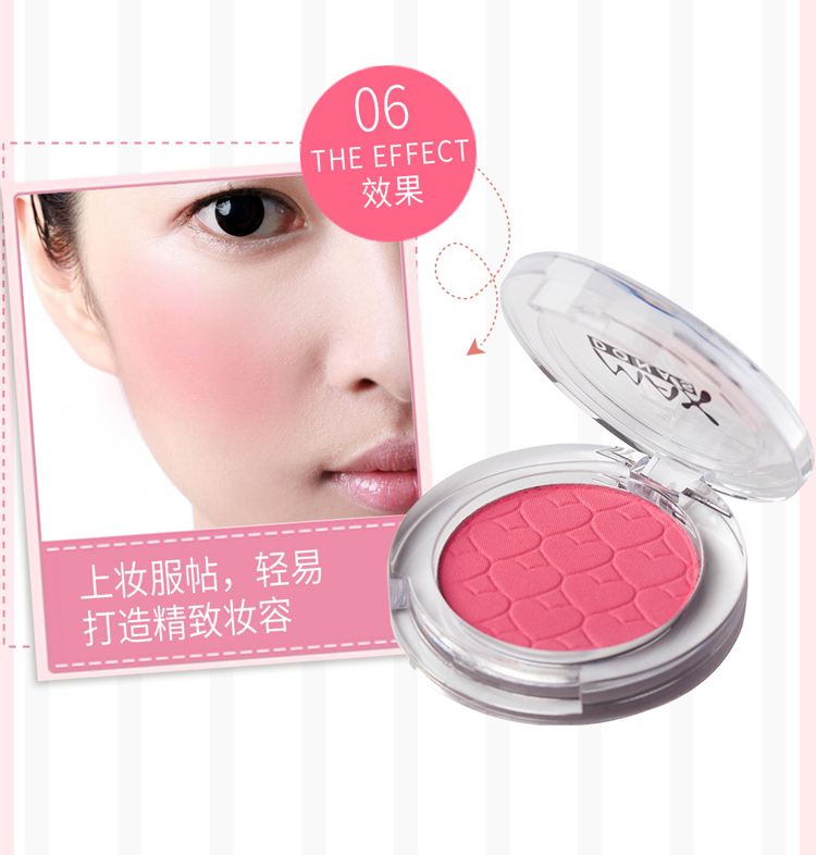Phấn má đích thực phấn má hồng sửa chữa khối lượng dầu tập trang điểm lâu trôi tự nhiên trang điểm nude dưỡng ẩm kem trang điểm làm sáng tông màu da phấn má maybelline