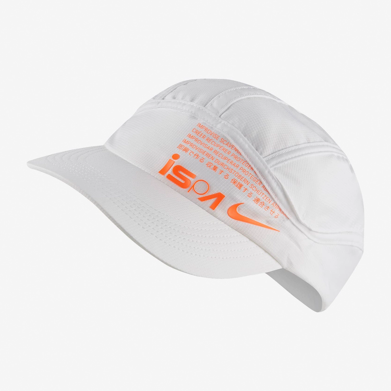 Nike / Nike chính hãng ISPA TAILWIND màu cam huỳnh quang chức năng bình thường mũ thể thao CW3208 - Mũ thể thao