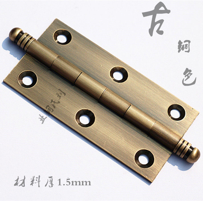 Brass hinged cabinet door Integral cabinet bookcase take-off dark cover page Bronze