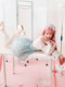 [Ready Stock] Sakura Ji Lolita Original Design Little Zombie Lolita Genuine Jsk Light Lo Skirt Dress