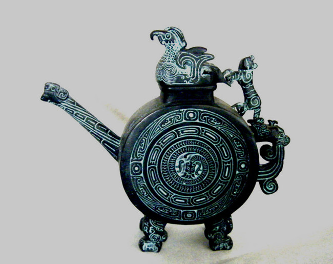 Dingfoothold Baoji Unearthed Imitation Ancient Bronzes 1 2 Crafts Gifts Business Gift Business Gift Business Gift ornament Bronze Pot-Taobao