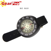 GearPro Diving Compass Underwater Navigation Compass Wristband with Luminous Bottom Dual Dials