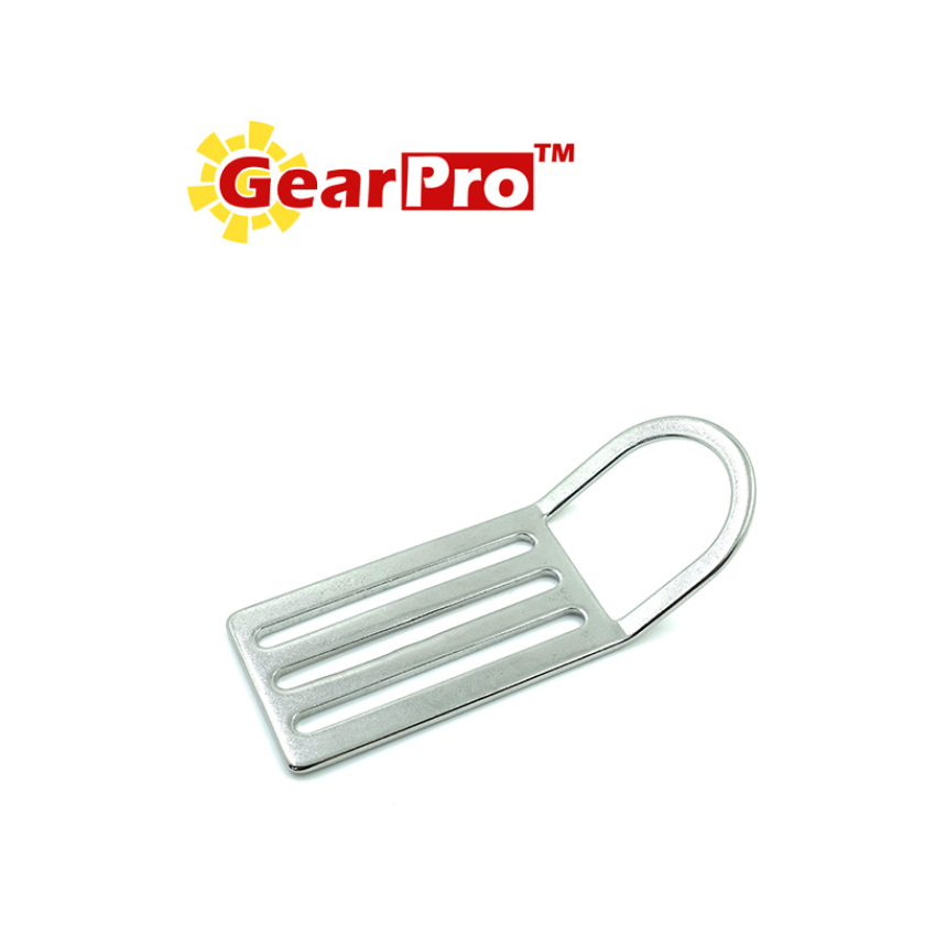GearPro316 stainless steel bending D ring Japanese word buckle 5cm technology diving equipment accessories side hanging single pack