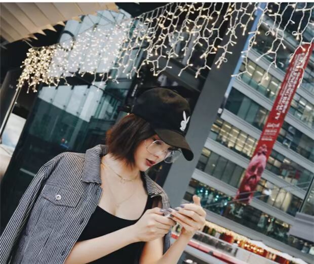 Song Haojing Boran với gương phẳng bóng kim loại cho nam và nữ Kính trang trí gọng gầy mặt mỏng khung lớn cận thị kính gucci