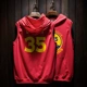 Tide bóng rổ thể thao lỏng không tay nam Curry cotton giản dị áo vest mùa hè thanh niên hip hop jersey - Áo vest cotton vest trung niên
