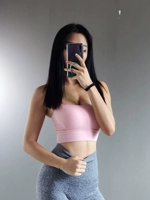 Fitbaby dây đeo vai đẹp làm đẹp trở lại đồ lót thể thao chống sốc bộ sưu tập sữa chạy tập thể dục áo ngực yoga áo ba lỗ tập gym nữ