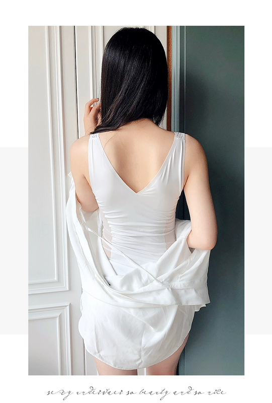 Qiuxin body điêu khắc vest nữ phần mỏng với áo ngực một đồ lót mà không có bộ đồ lót cơ bụng gợi cảm áo lót nữ