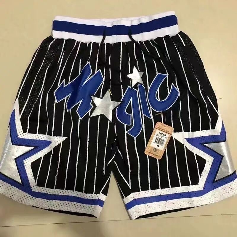 2025 New Magic Team Basketball Sports Shorts Retro Pants High Street Bf American Printed Quarter Pants Men's and Women's