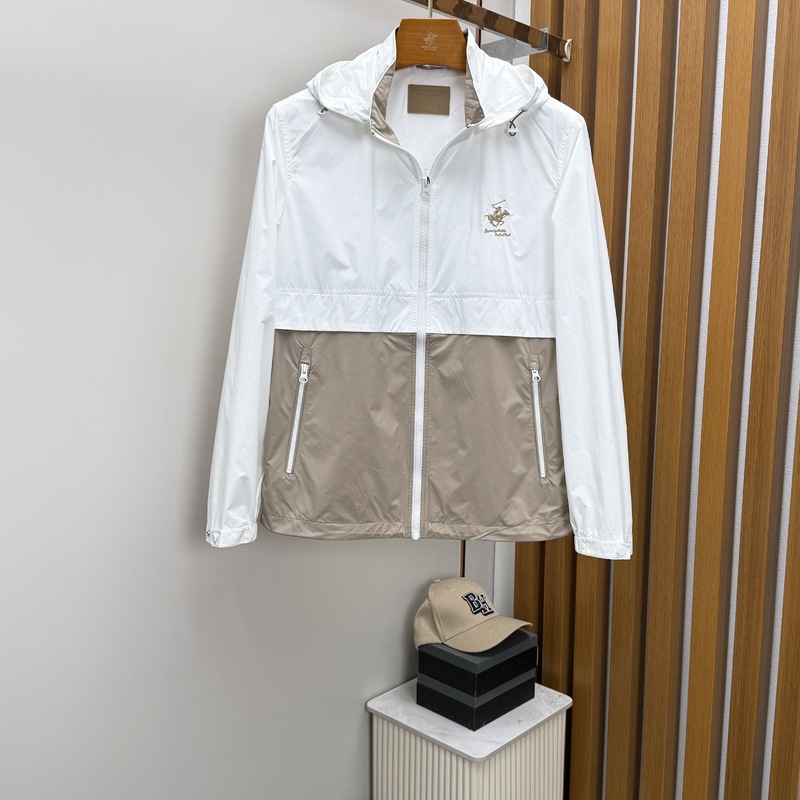 Beverly Paul Men's New Spring/Summer Thin Jacket with Detachable Hood, Youthful and Fashionable, Same Style as in the Mall