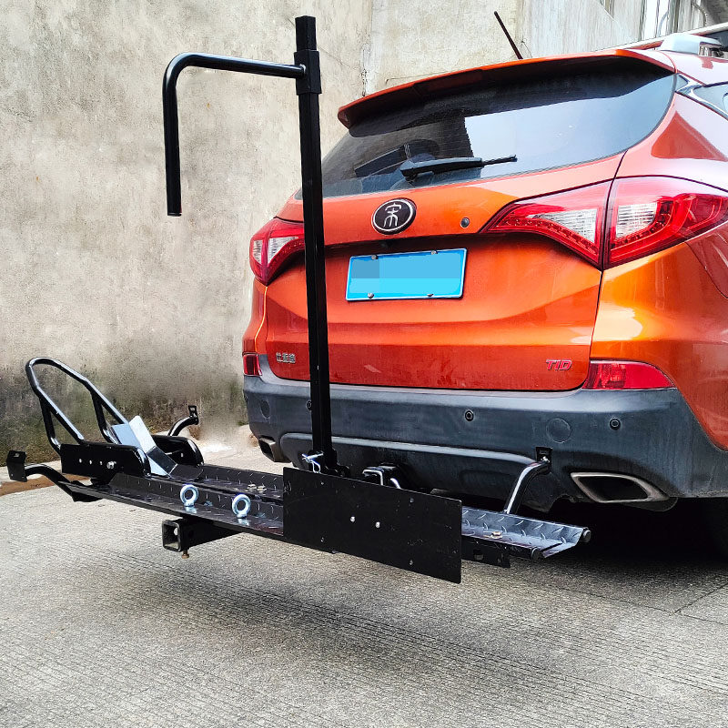 Aiyang SUV off-road car modified square mouth portable car bicycle luggage rack rear trailer frame