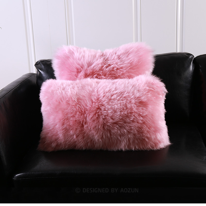 Len tôn trọng Úc châu Âu conciseness gối lõi len đệm đệm sofa len chứa màu đen và trắng đệm da màu xám - Trở lại đệm / Bolsters Gối văn phòng 2 trong 1