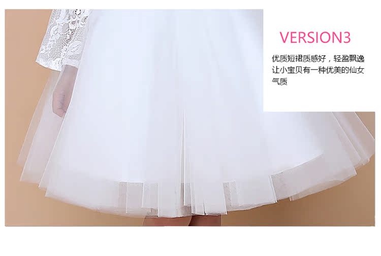 Xuân-Hè 2018 cho bé gái mới đầm trẻ em phiên bản Hàn Quốc của váy công chúa váy bé gái đầm ren áo vest trẻ em