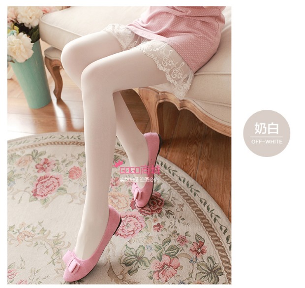 Vớ trắng mỏng quần lửng nhung gợi cảm mùa xuân và mùa thu lụa chống móc thậm chí quần bó chân bước chân tất quần