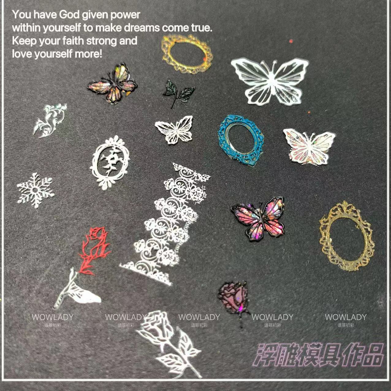 Wowlady Web Red New popular nail ornamental tool relief mold