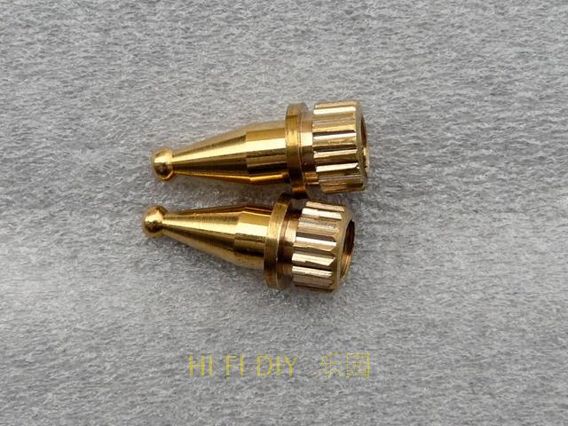 Advanced upper class copper-footed nail-pin shock-proof sound box pin (small) sound box copper-footed nail material good